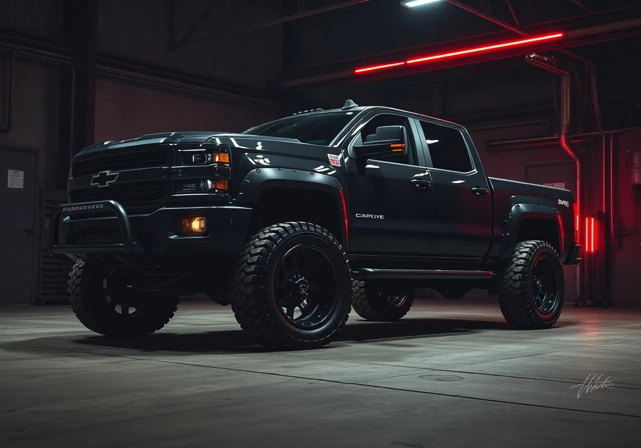 Lifted custom truck