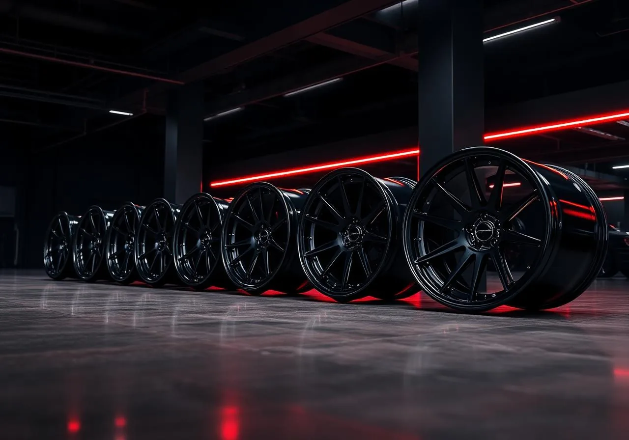 Custom alloy wheels lineup